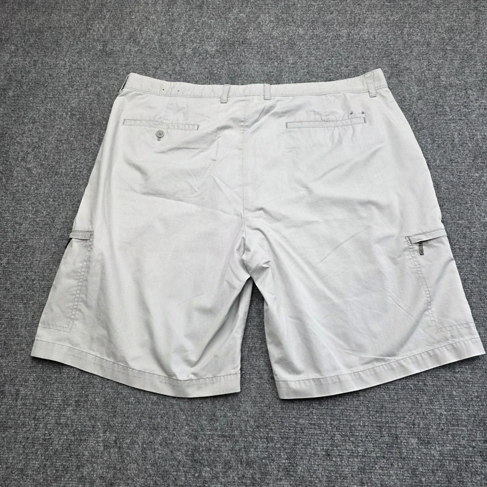 Greg Norman for Tasso Elba‎ Cargo Shorts Mens 40 Gray Flat Front Golf Casual